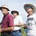 Mike Cisler (left) flies his remote control plane in Ypsilanti on Sunday. Daniel Brenner I AnnArbor.com
